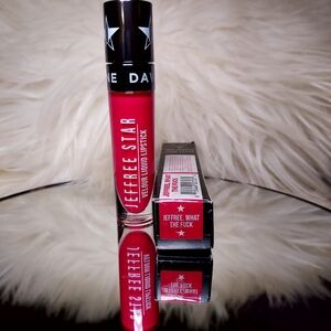 NIB Jeffree Star Velour Liquid Lipstick,   in " Jeffree, WTF" Red